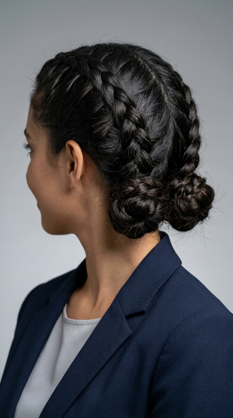 The Double Dutch Low Buns