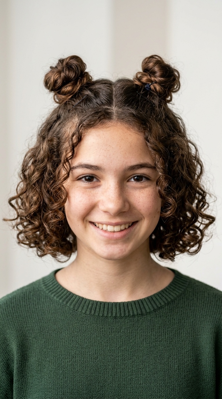 The Double Space Bun Half-Up