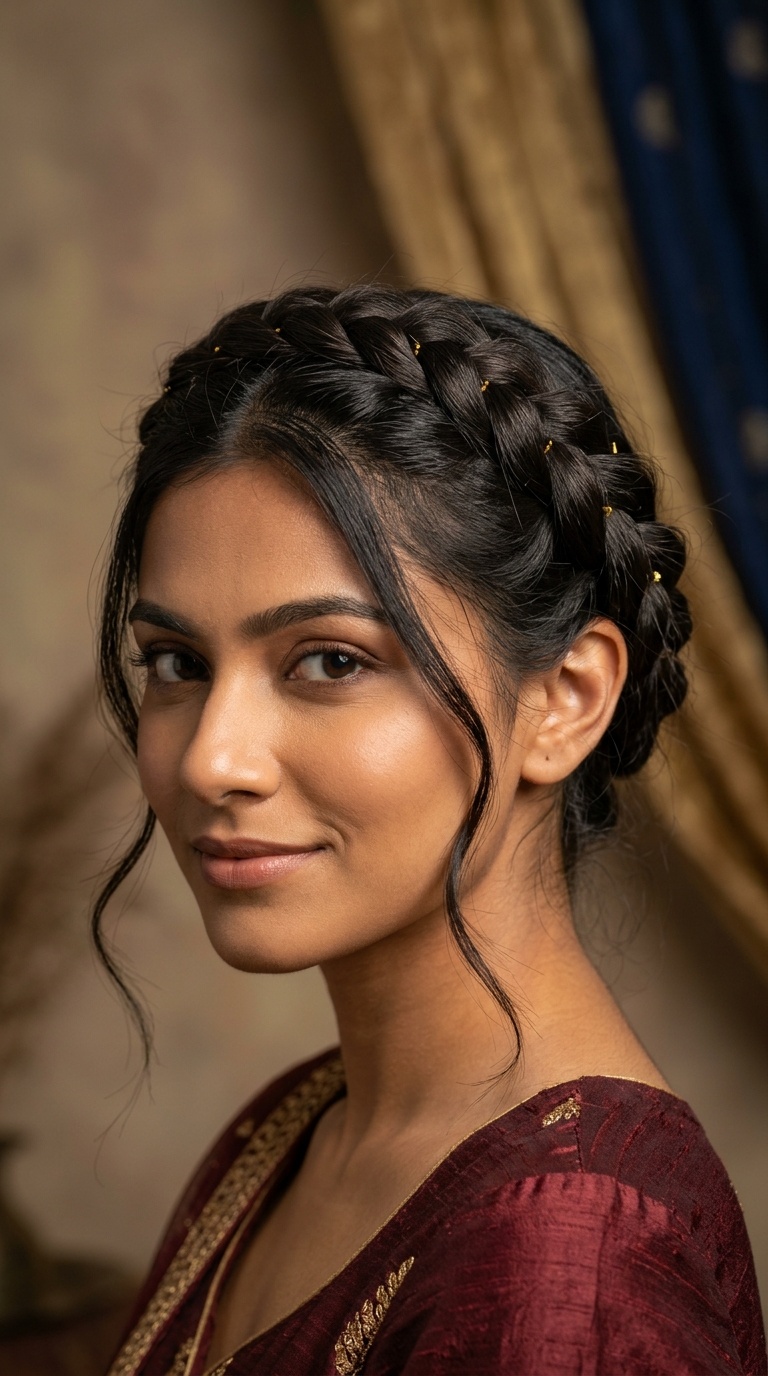 The Dutch Braid Crown