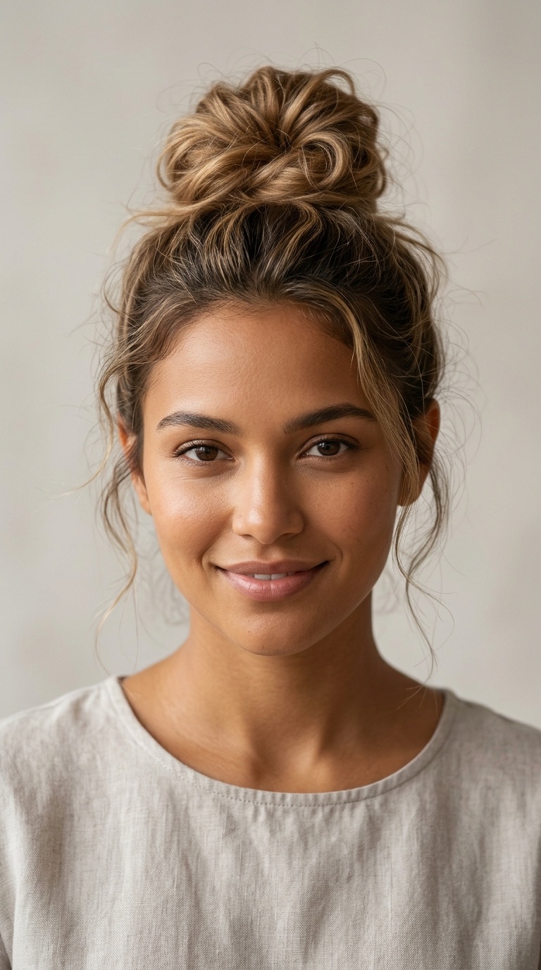 The Effortless Messy Top Knot