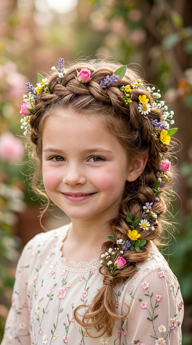 The Enchanted Garden Flower Braid