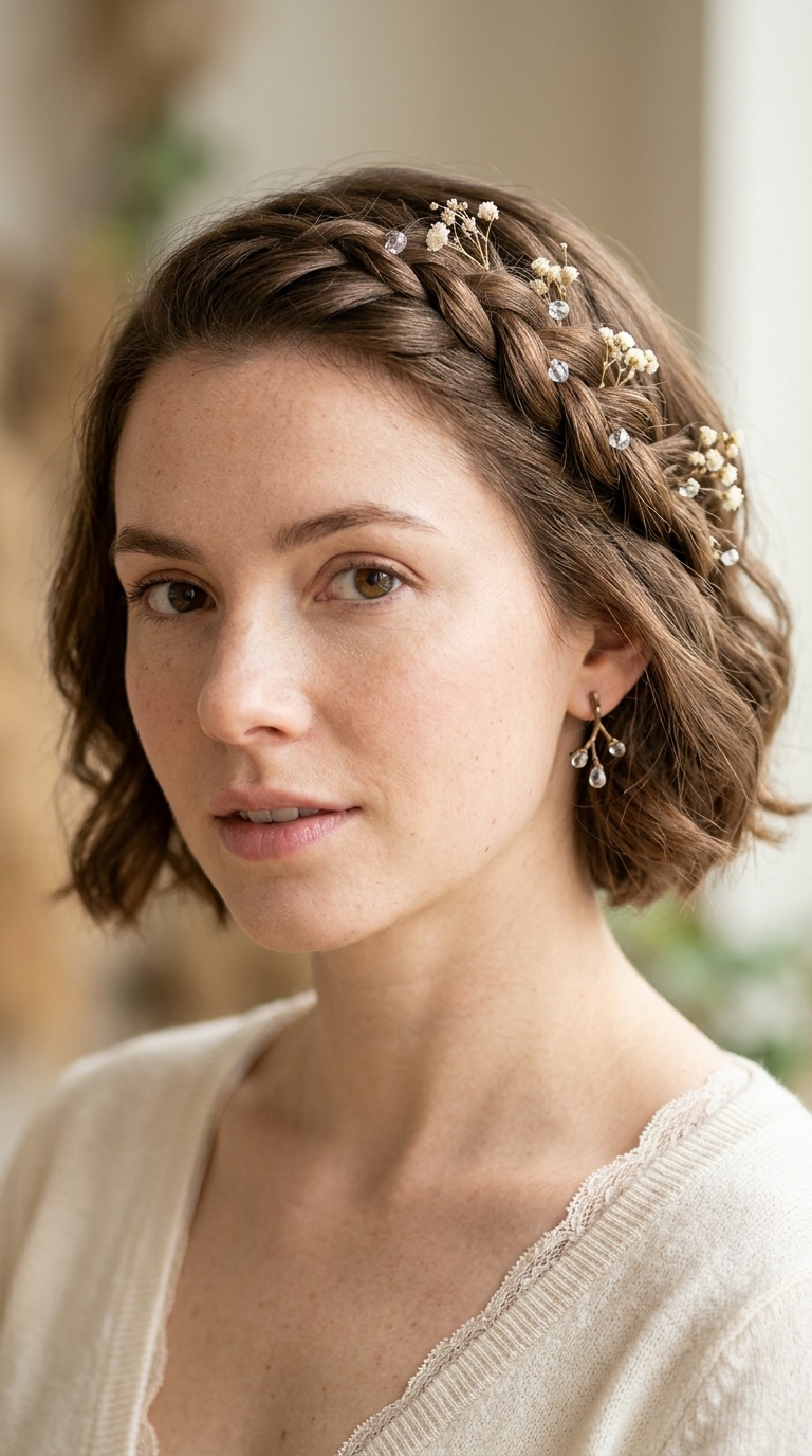 The Ethereal Bob-Tucked Braid