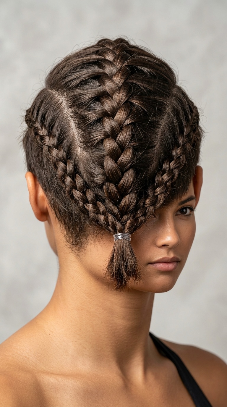 The Faux-Hawk Braid