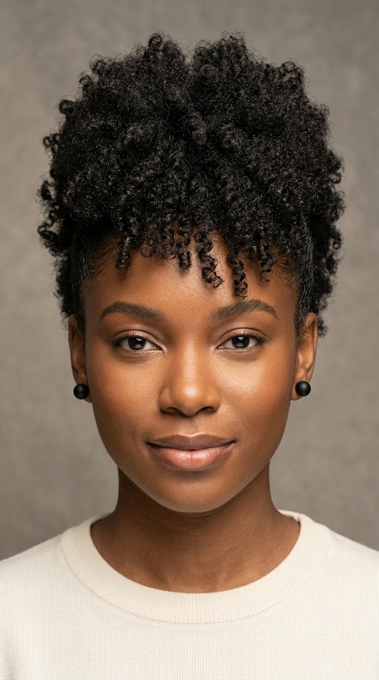 The Faux Hawk Puff