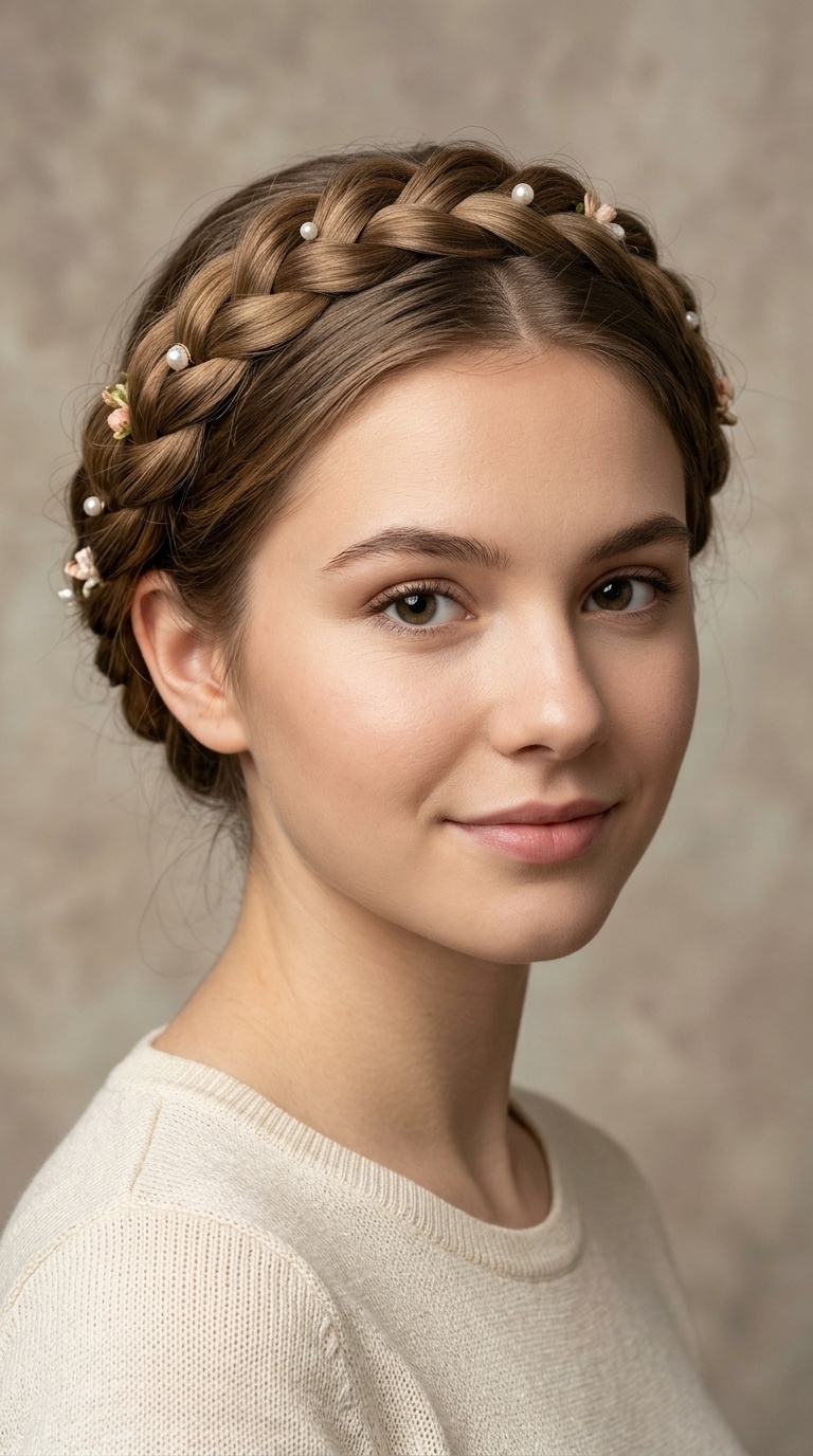 The Faux Milkmaid Braid