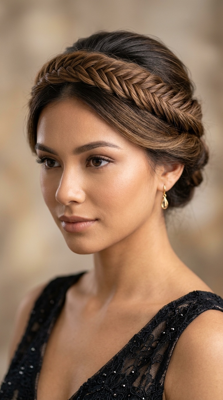 The Fishtail Braid Halo
