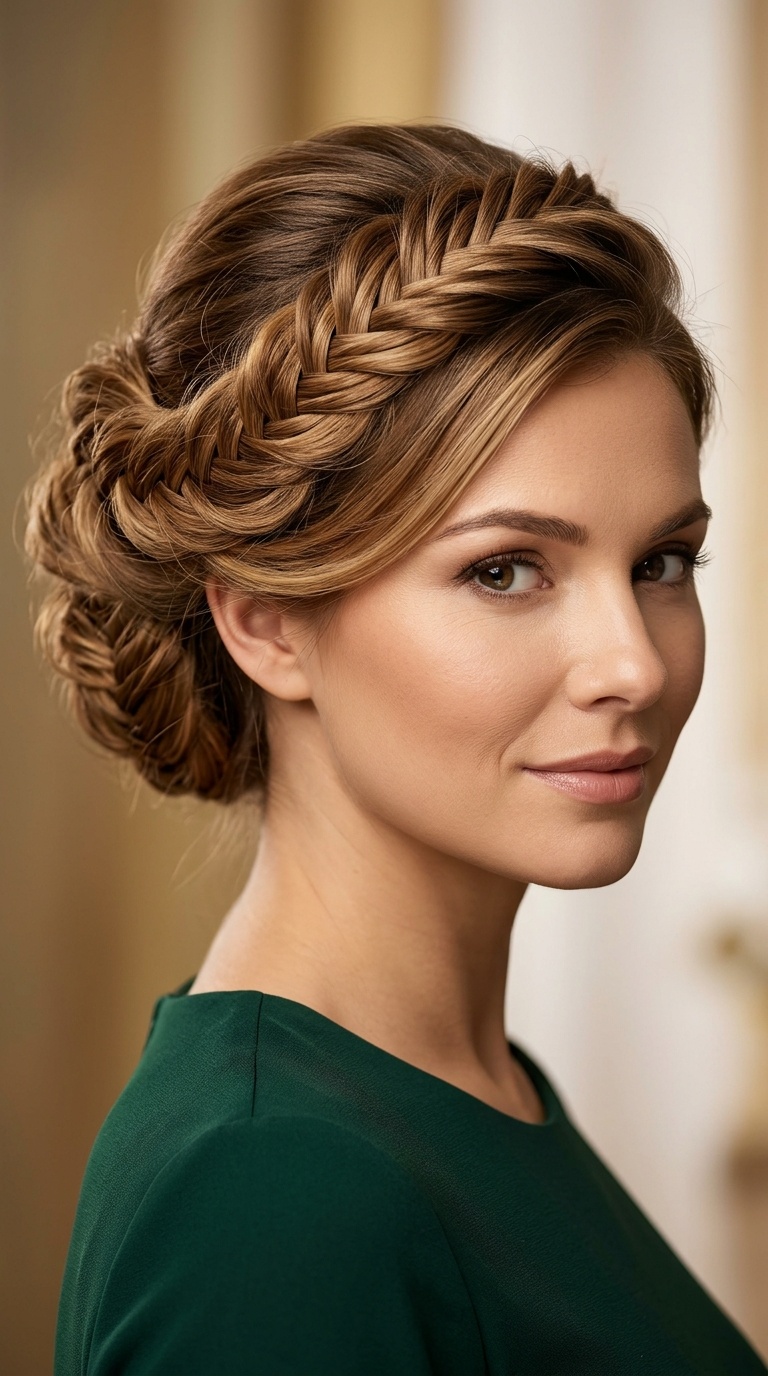 The Fishtail Braid Updo