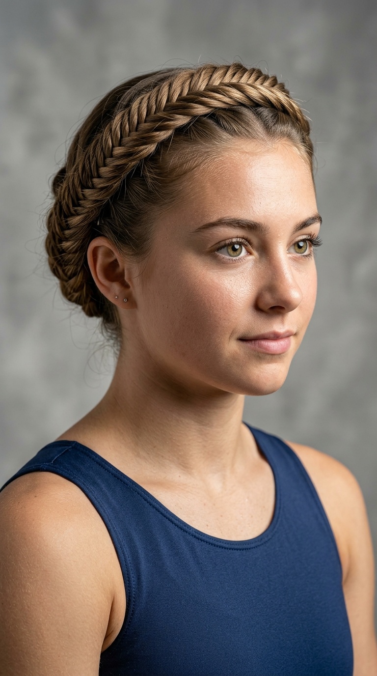 The Fishtail Crown Braid