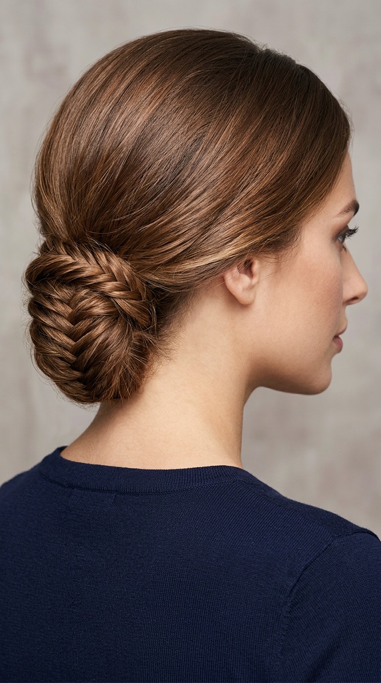 The Fishtail Low Bun