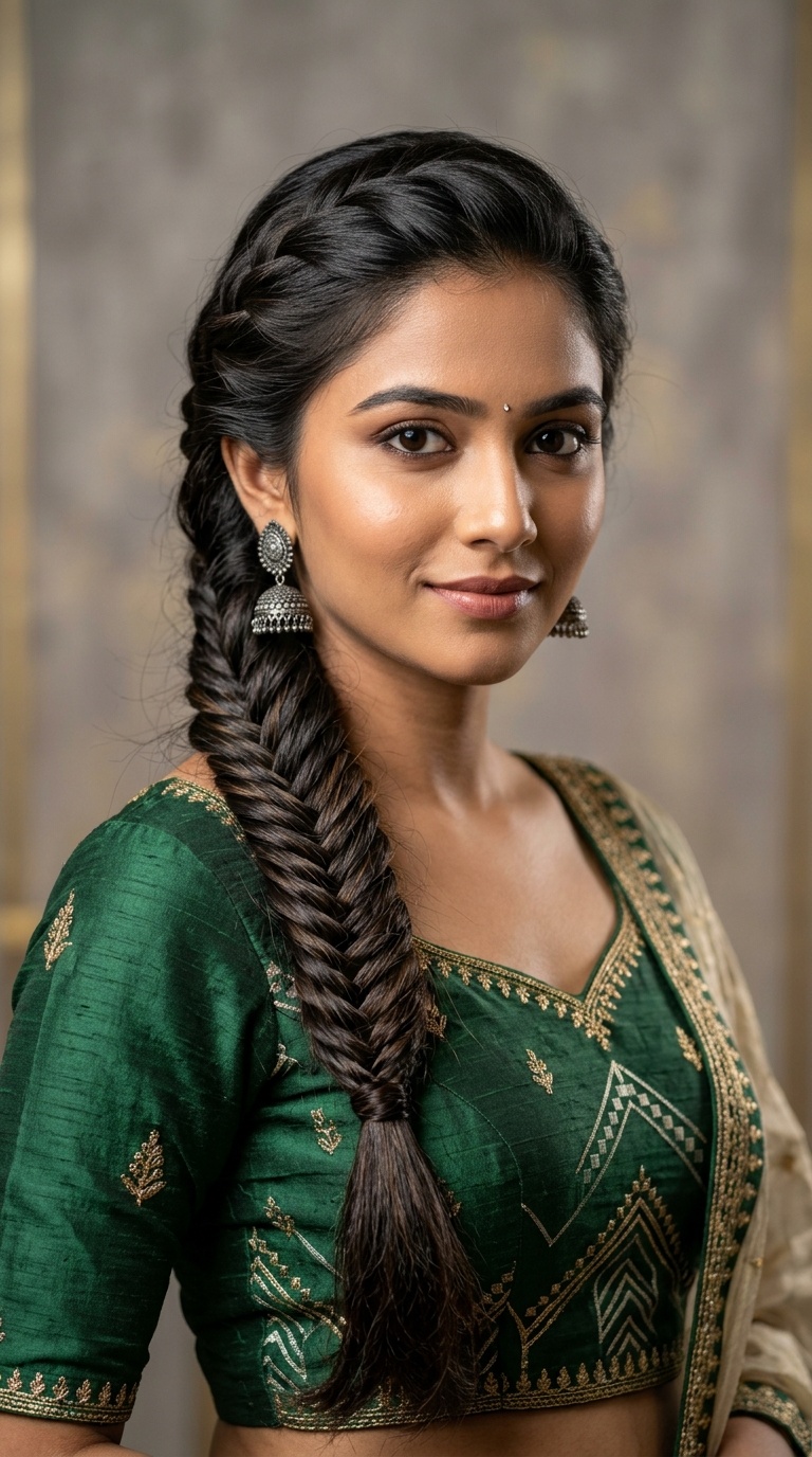 The Fishtail Side Braid