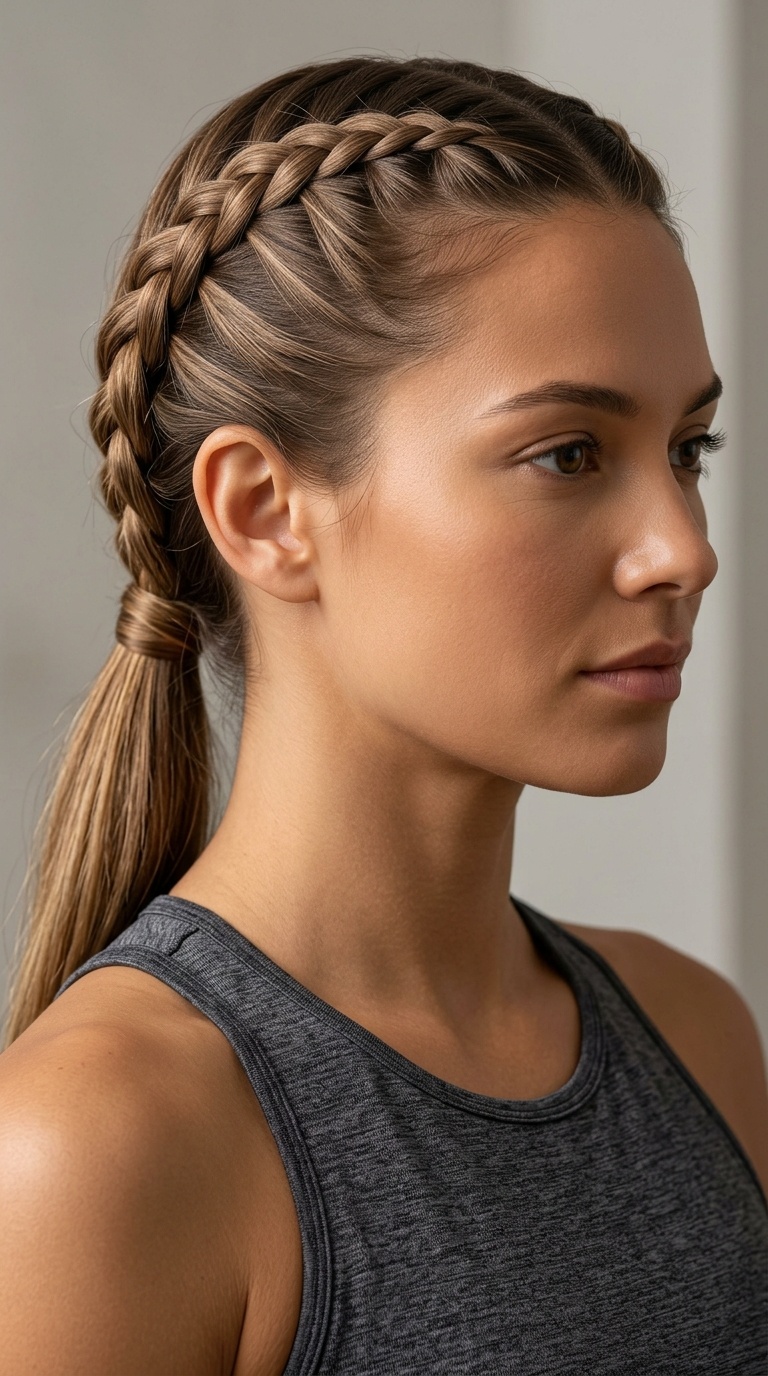 The Flat French Braid