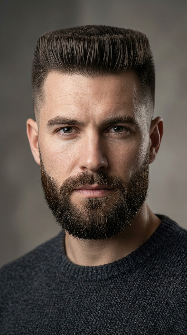 The Flat Top with a Square Beard