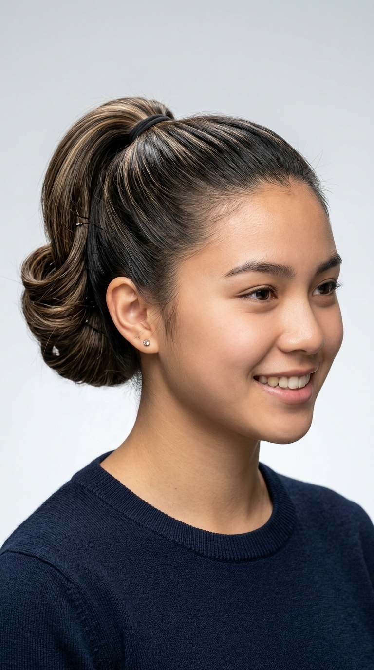 The Folded Ponytail