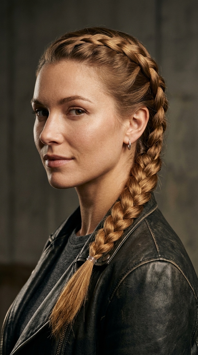 The Four-Strand Flat Braid
