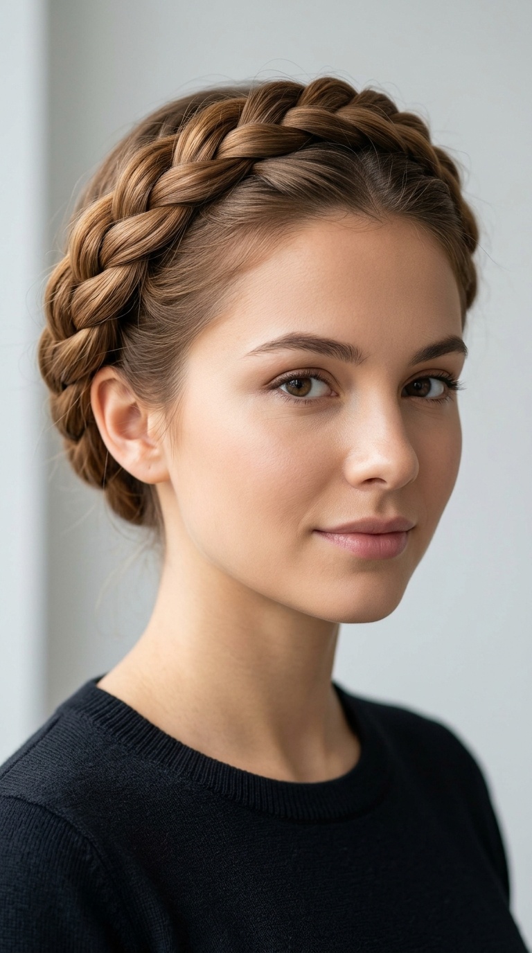 The French Braid Crown