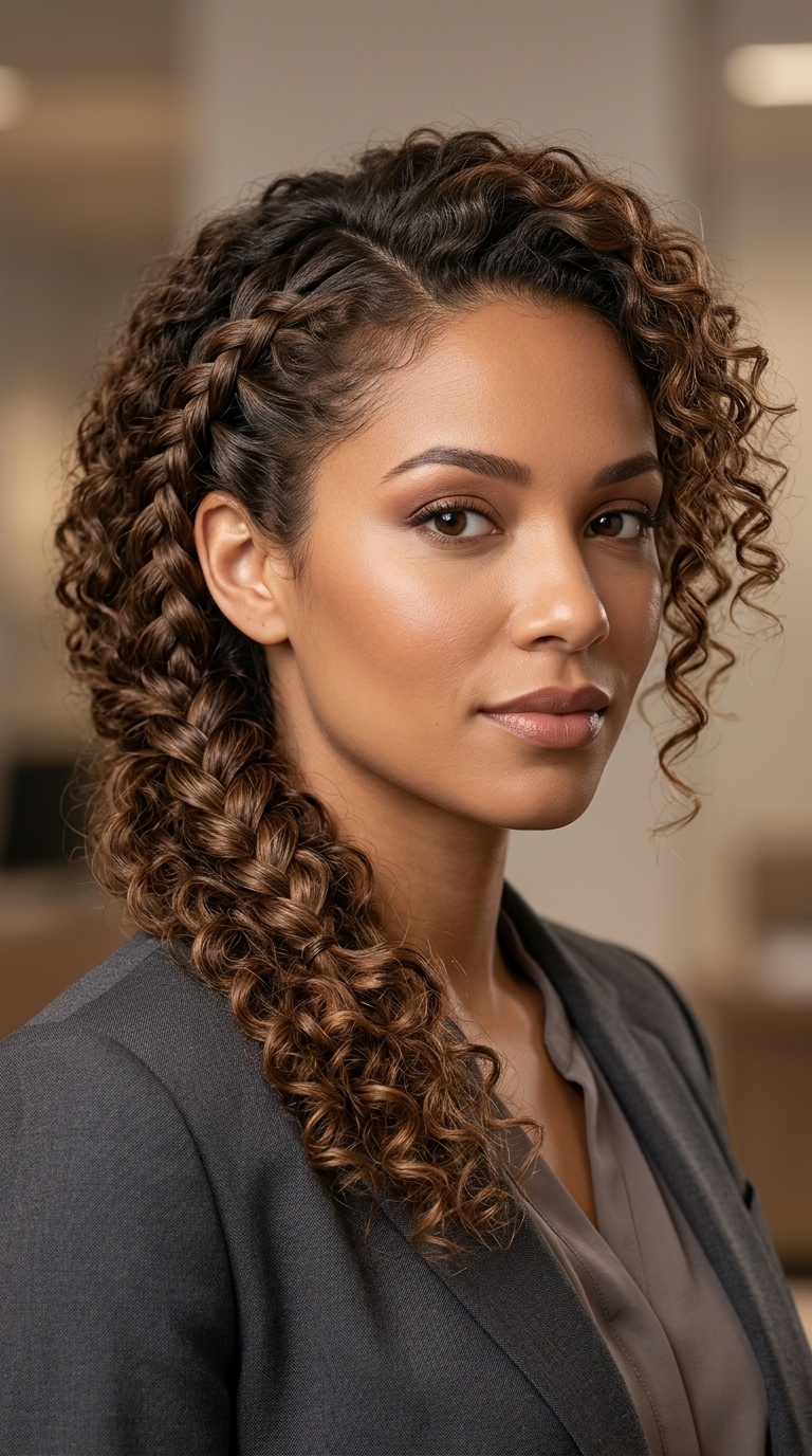 The French Braid Side-Sweep