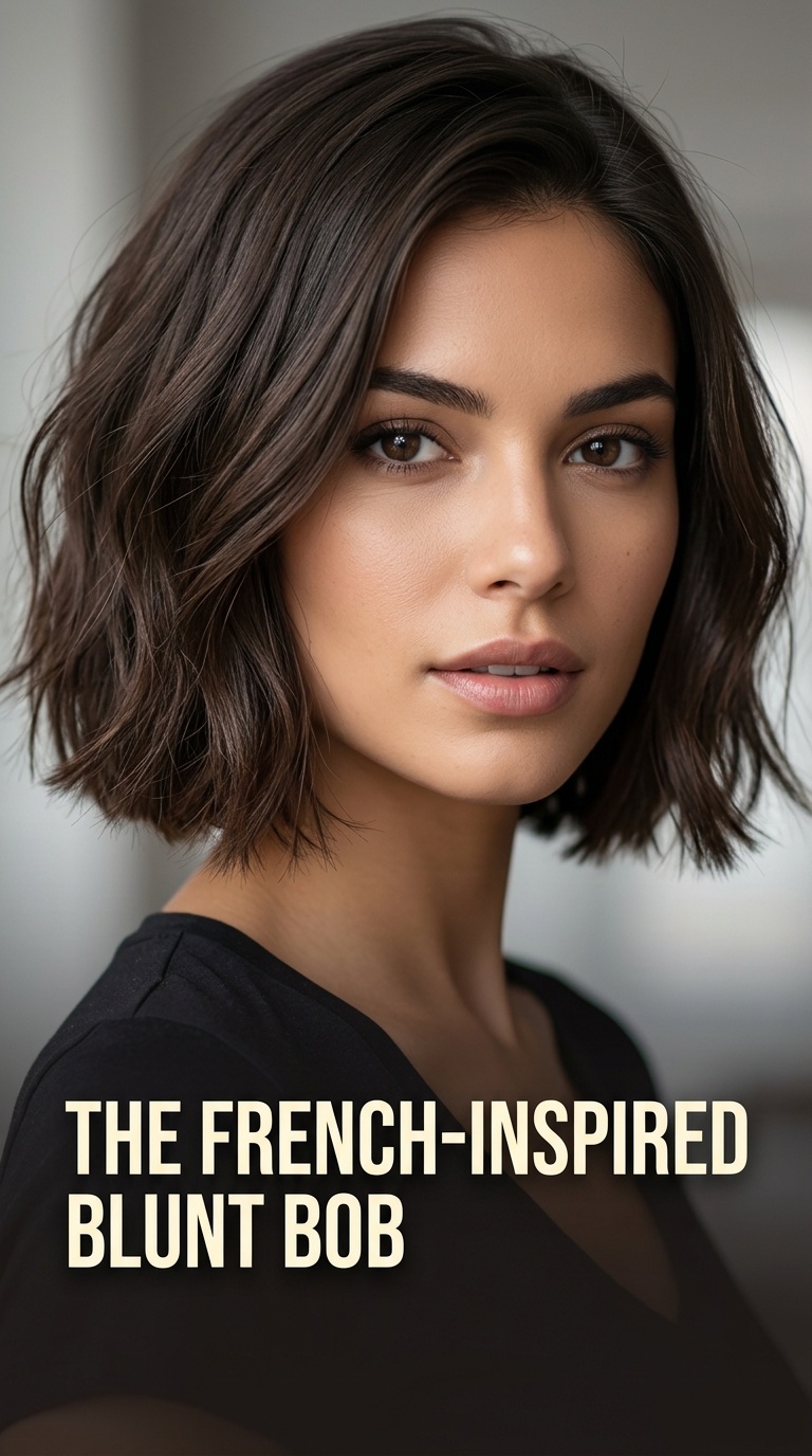 The French-Inspired Blunt Bob
