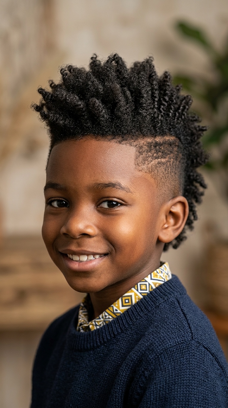 The Frohawk (Afro Mohawk)