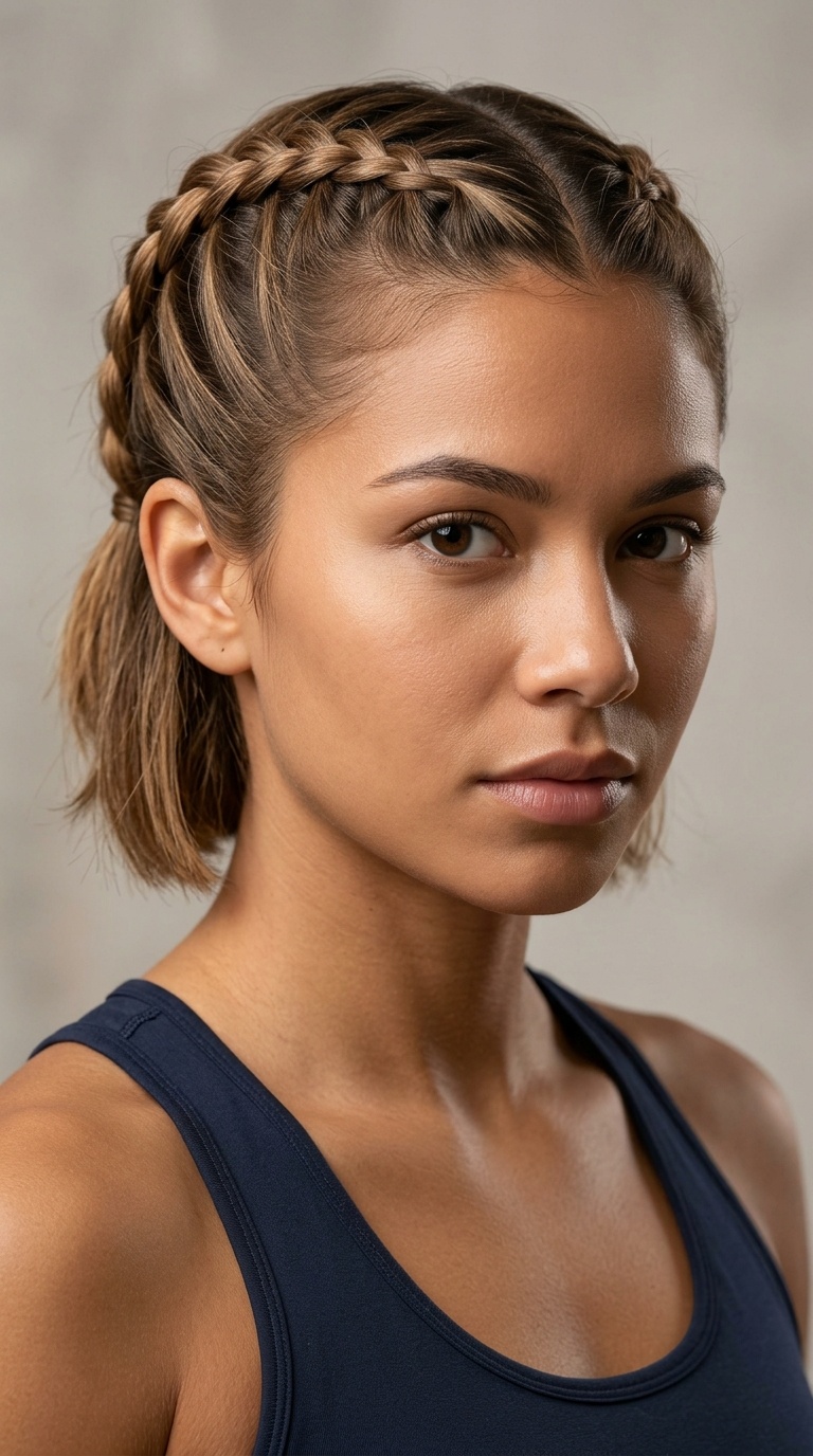 The Front French Braid
