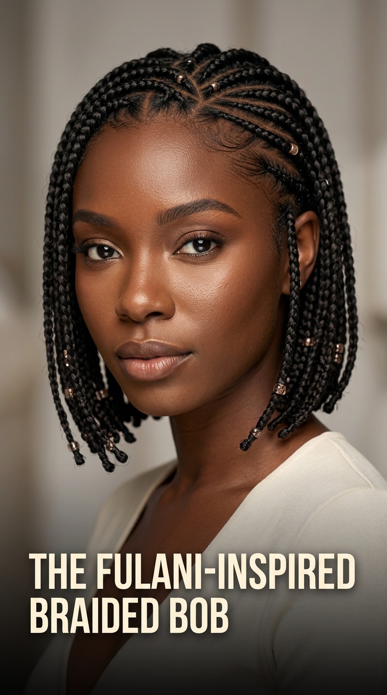 The Fulani-Inspired Braided Bob