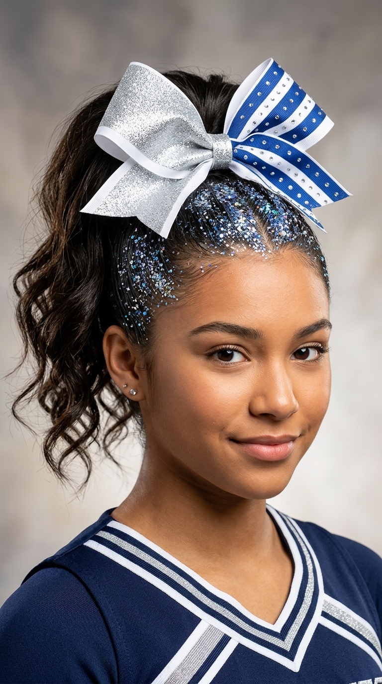 The Glitter Root High Pony