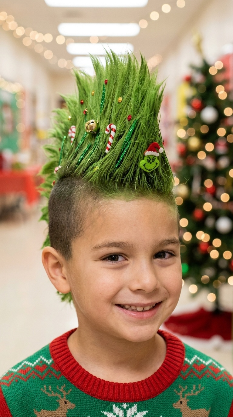 The Grinch’s Furry Mohawk