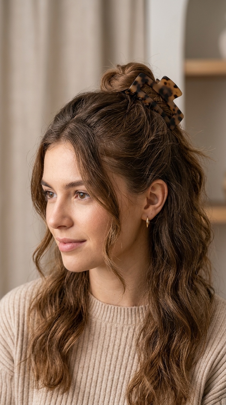 The Half-Up Claw Clip