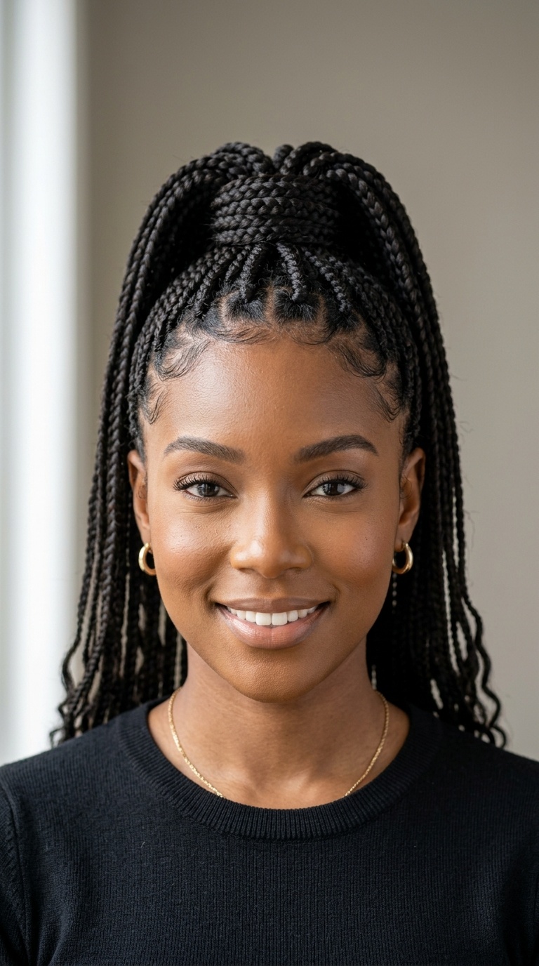 The Half-Up High Ponytail