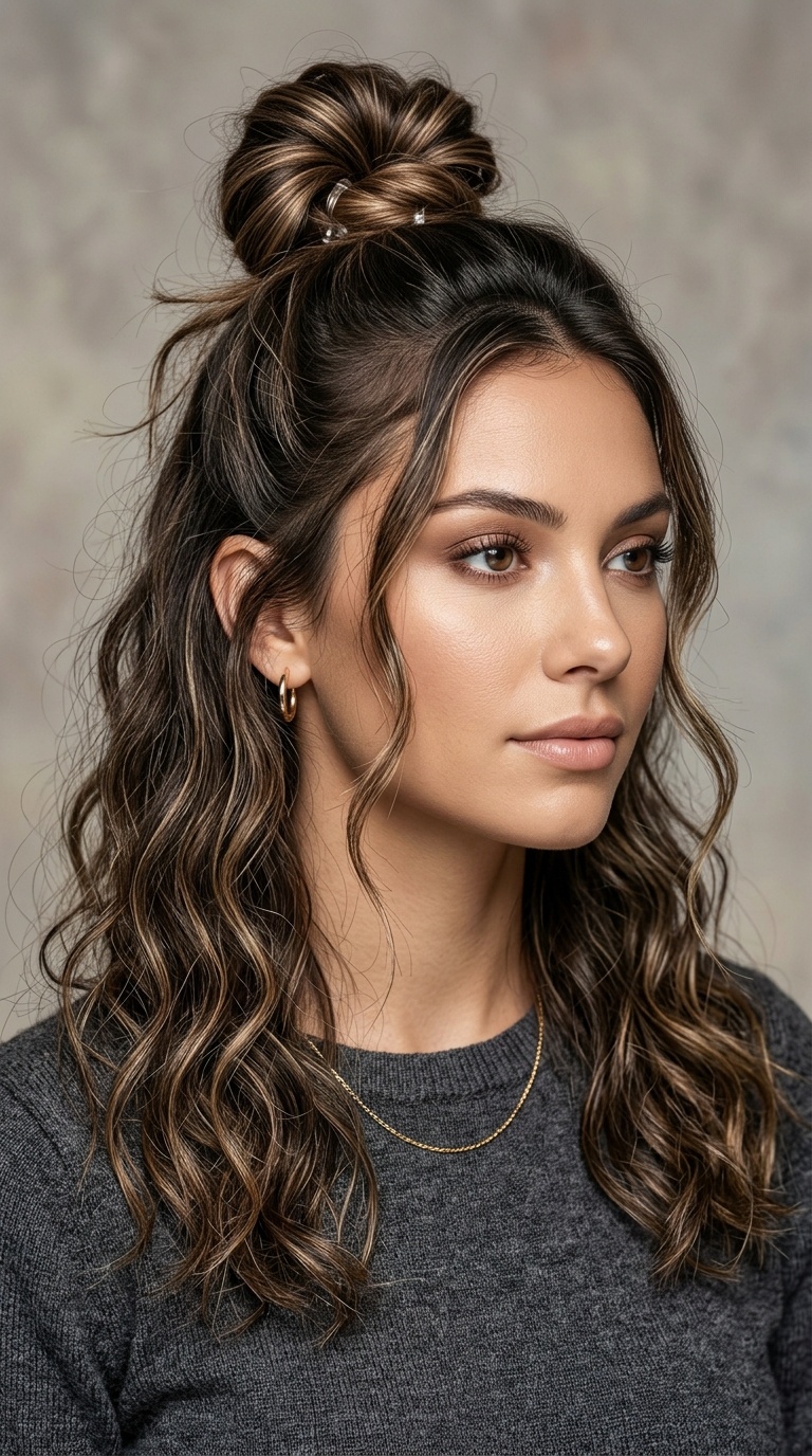The Half-Up Top Knot