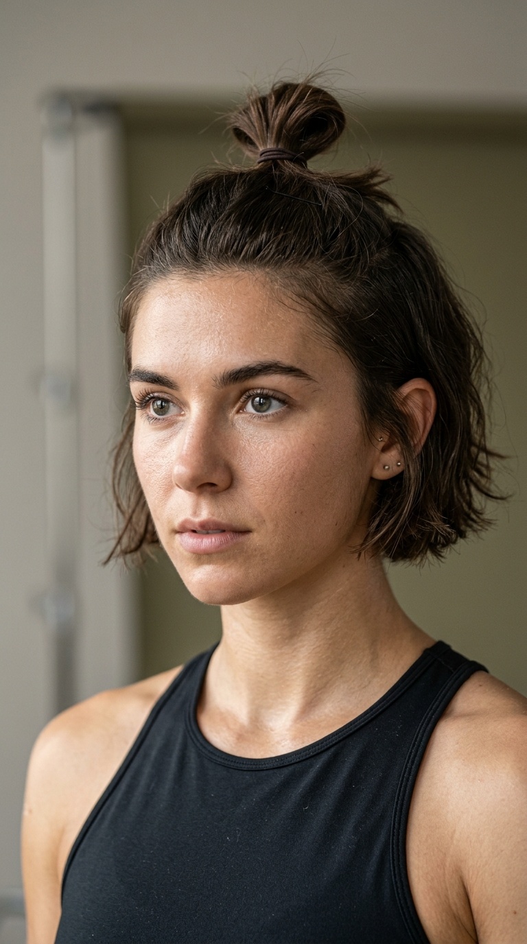 The Half-Up Top Knot