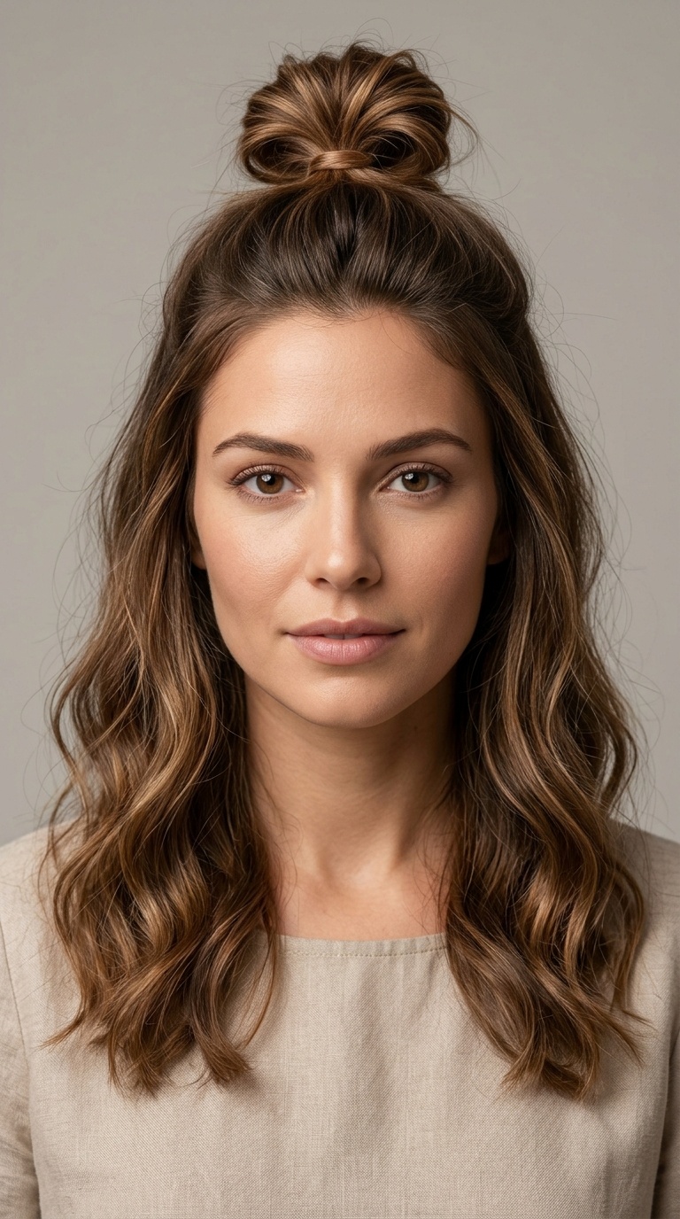 The Half-Up Top Knot