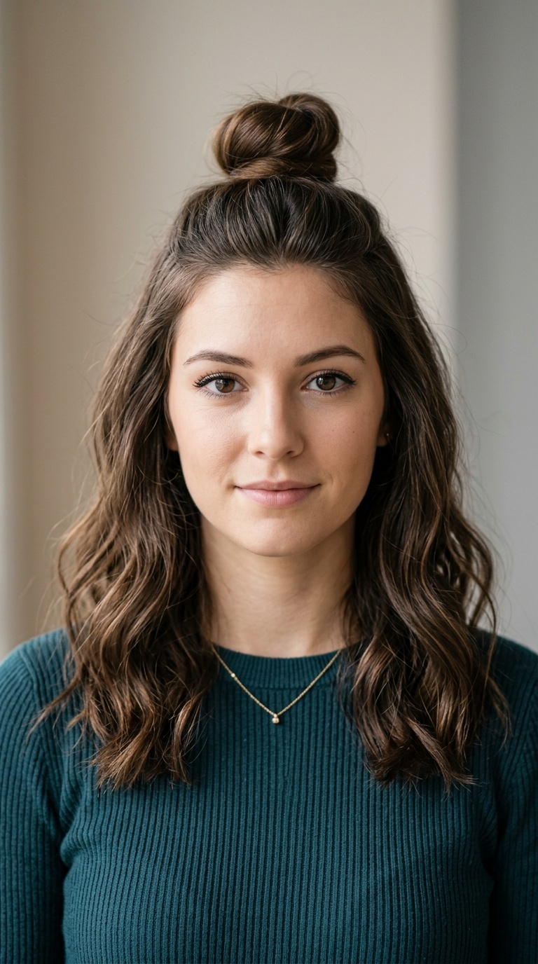 The Half-Up Top Knot
