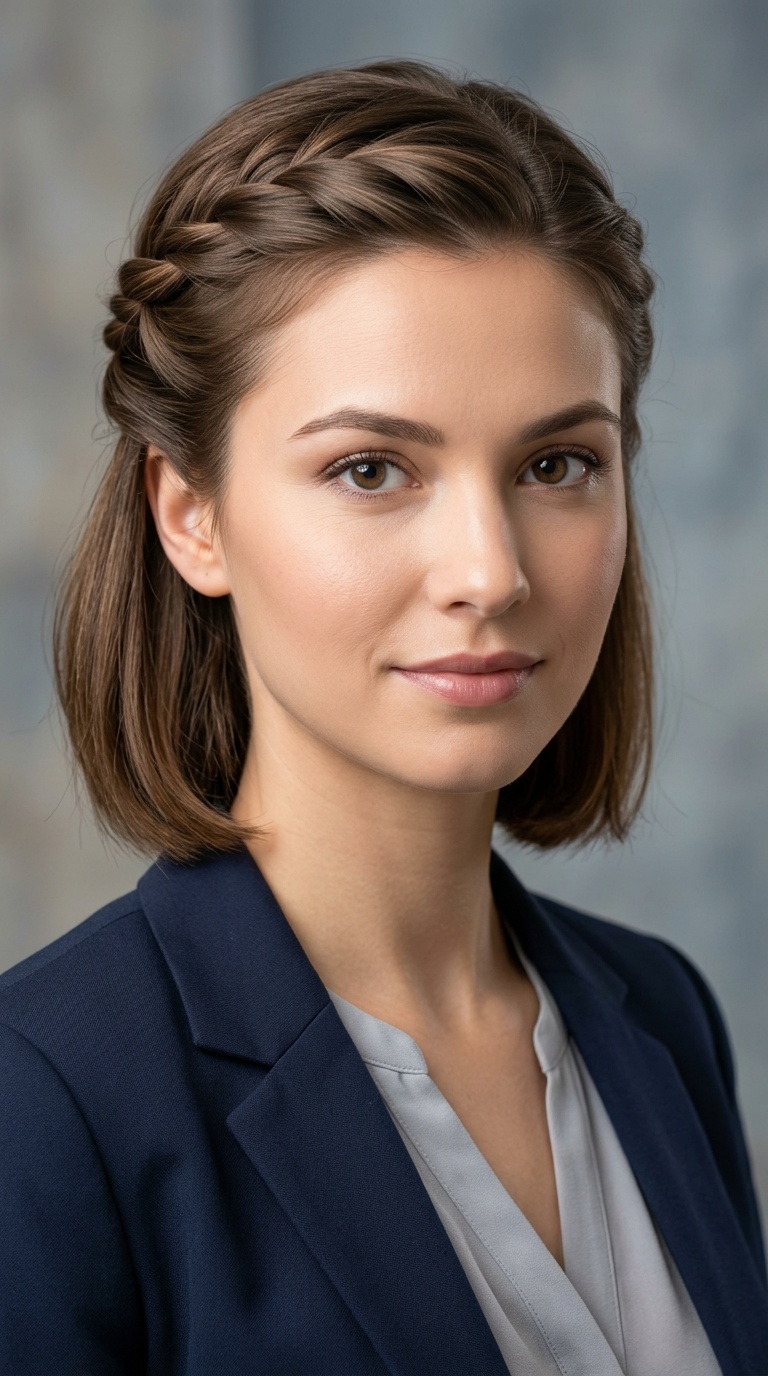 The Half-Up Twisted Crown