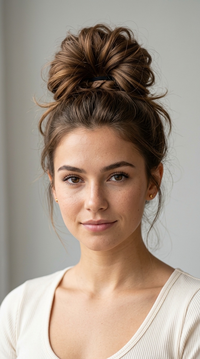 The High Messy Bun