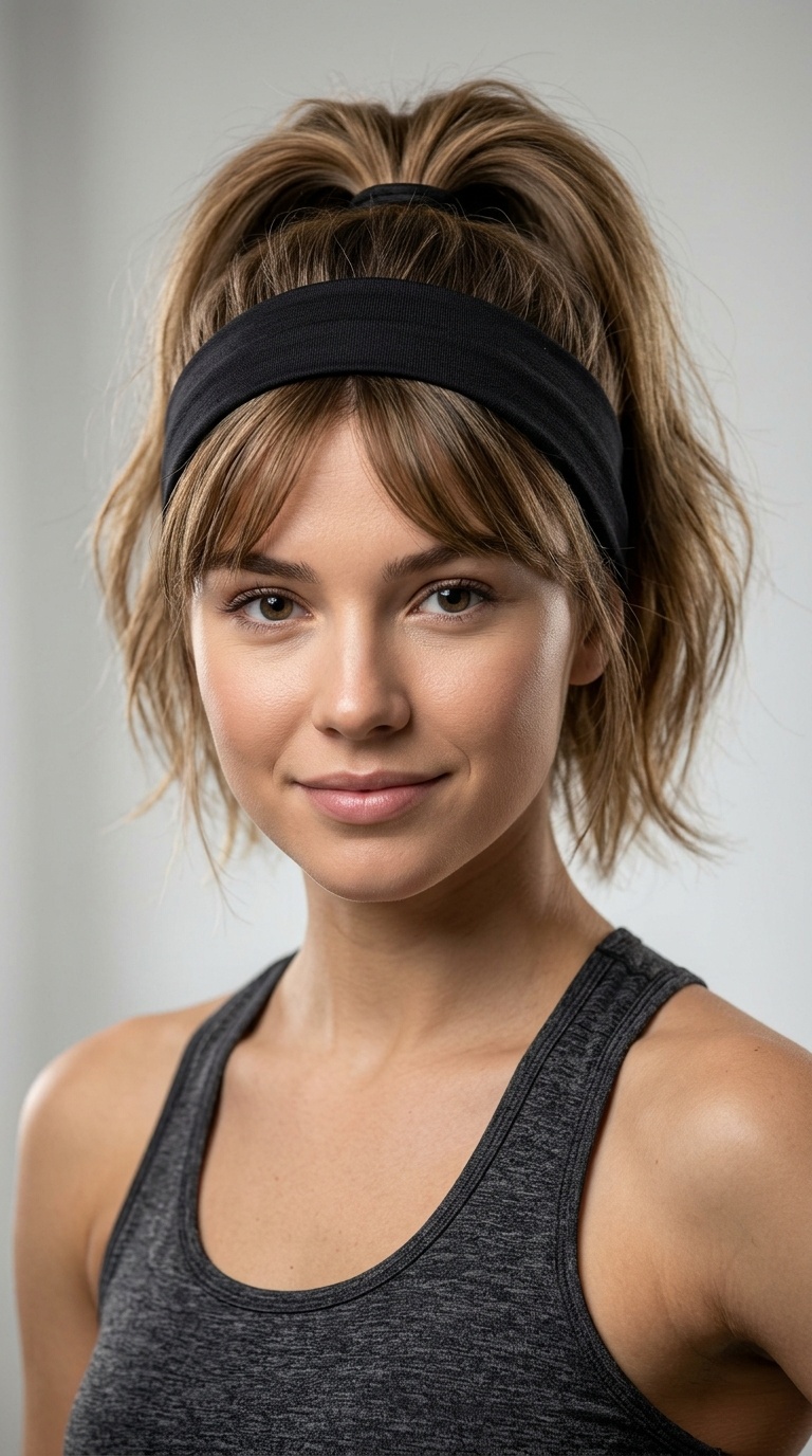 The High Pony with Headband Integration