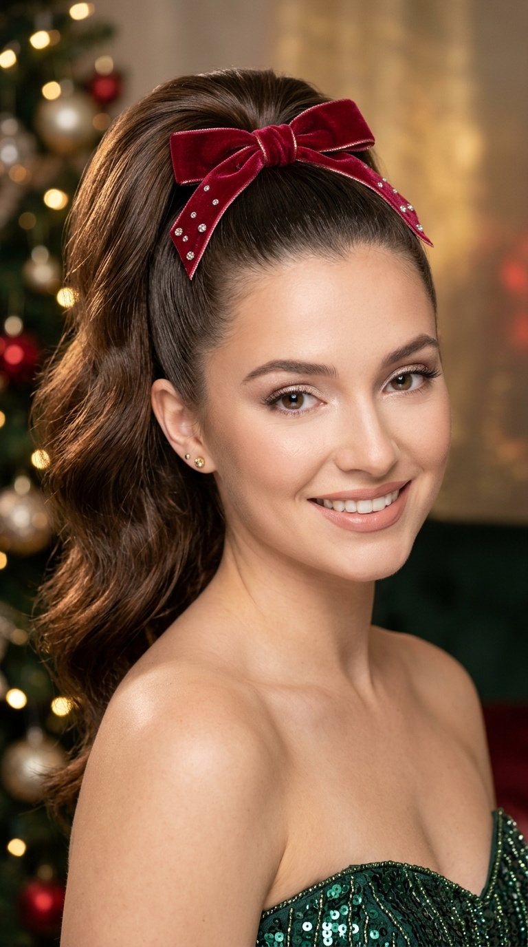 The High Velvet Ponytail