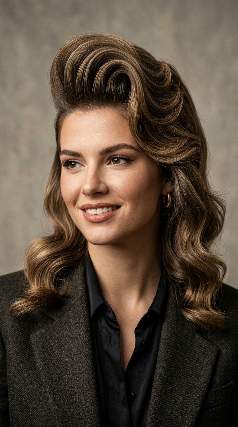 The High-Volume Pompadour