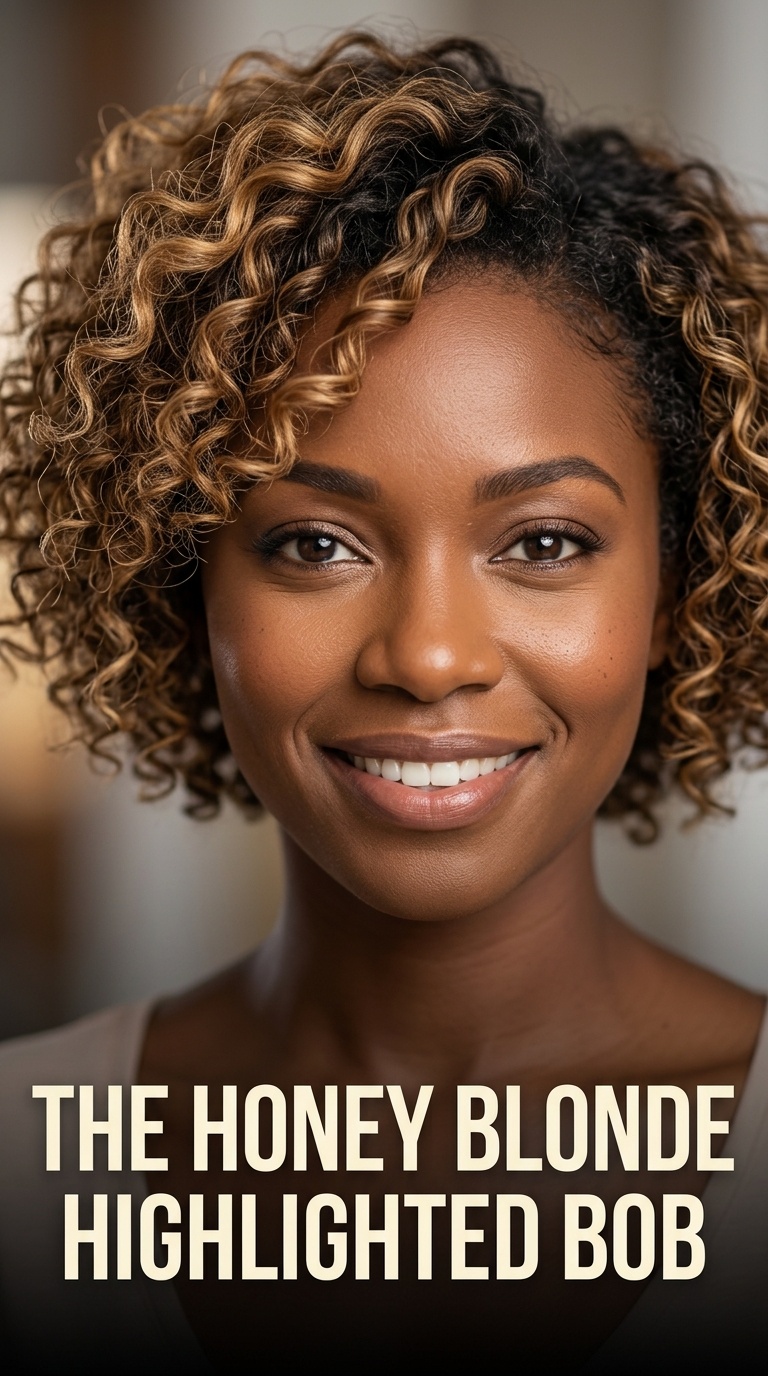 The Honey Blonde Highlighted Bob