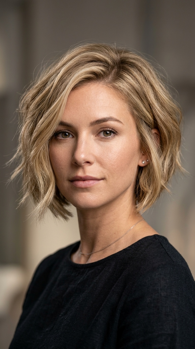 The Inverted Textured Bob
