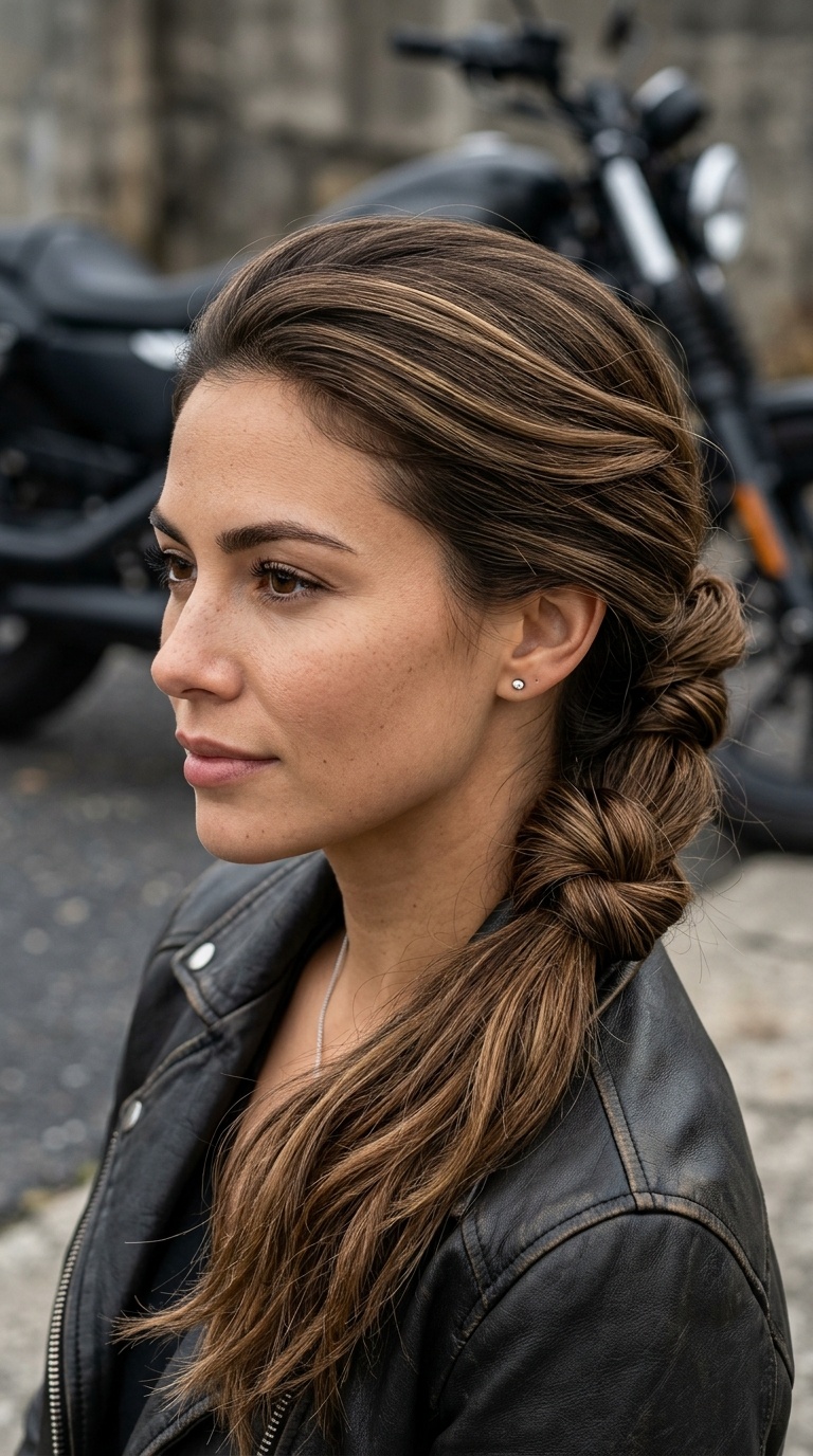 The Knotted Low Ponytail