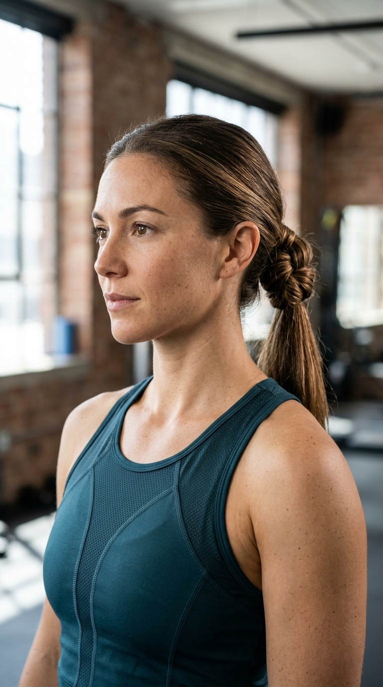 The Knotted Low Ponytail