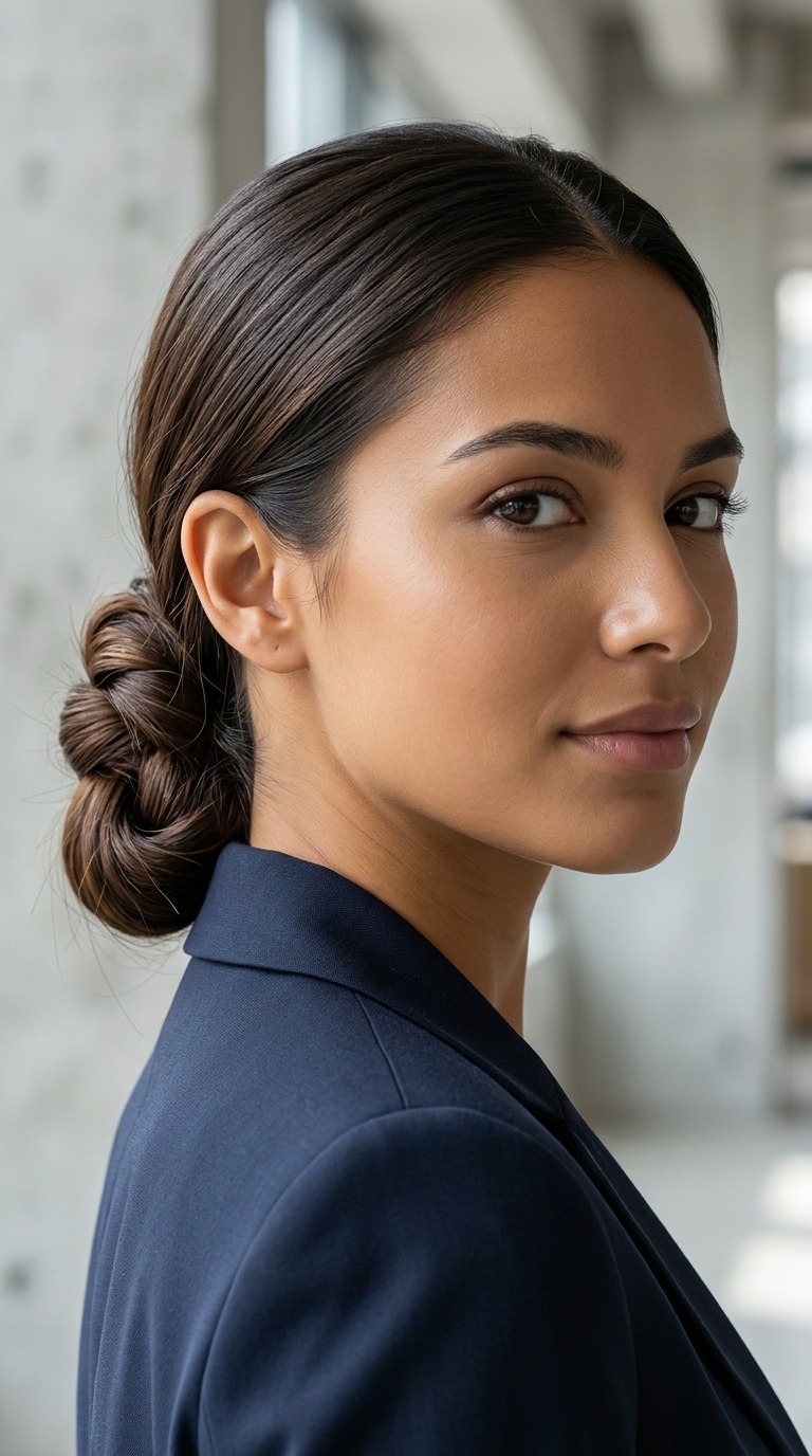 The Knotted Low Ponytail