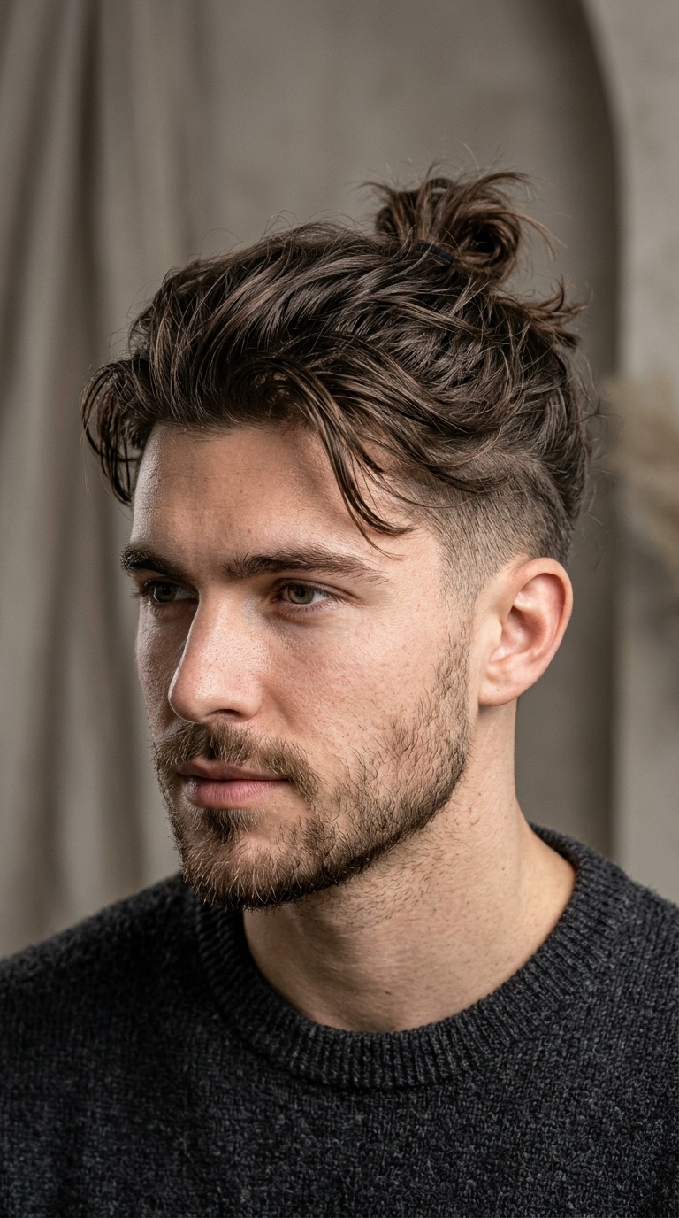 The Layered Man Bun Prep Cut