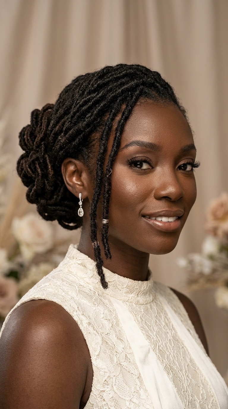 The Loc Petal Bun