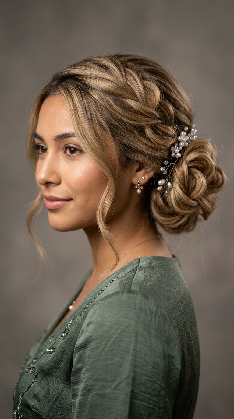 The Loose Petal Bun with Accessories