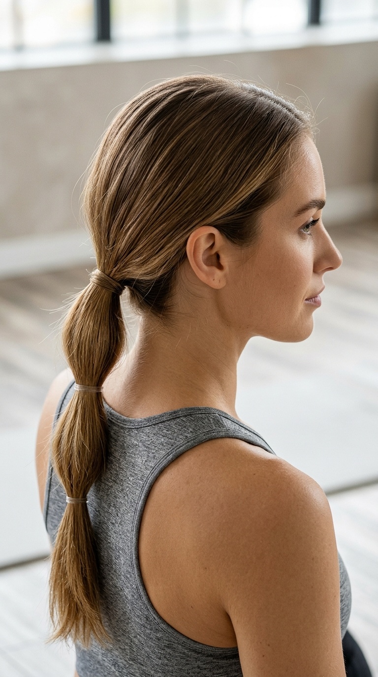 The Low Bubble Ponytail