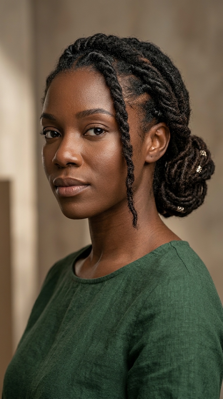 The Low Chignon with Twisted Front