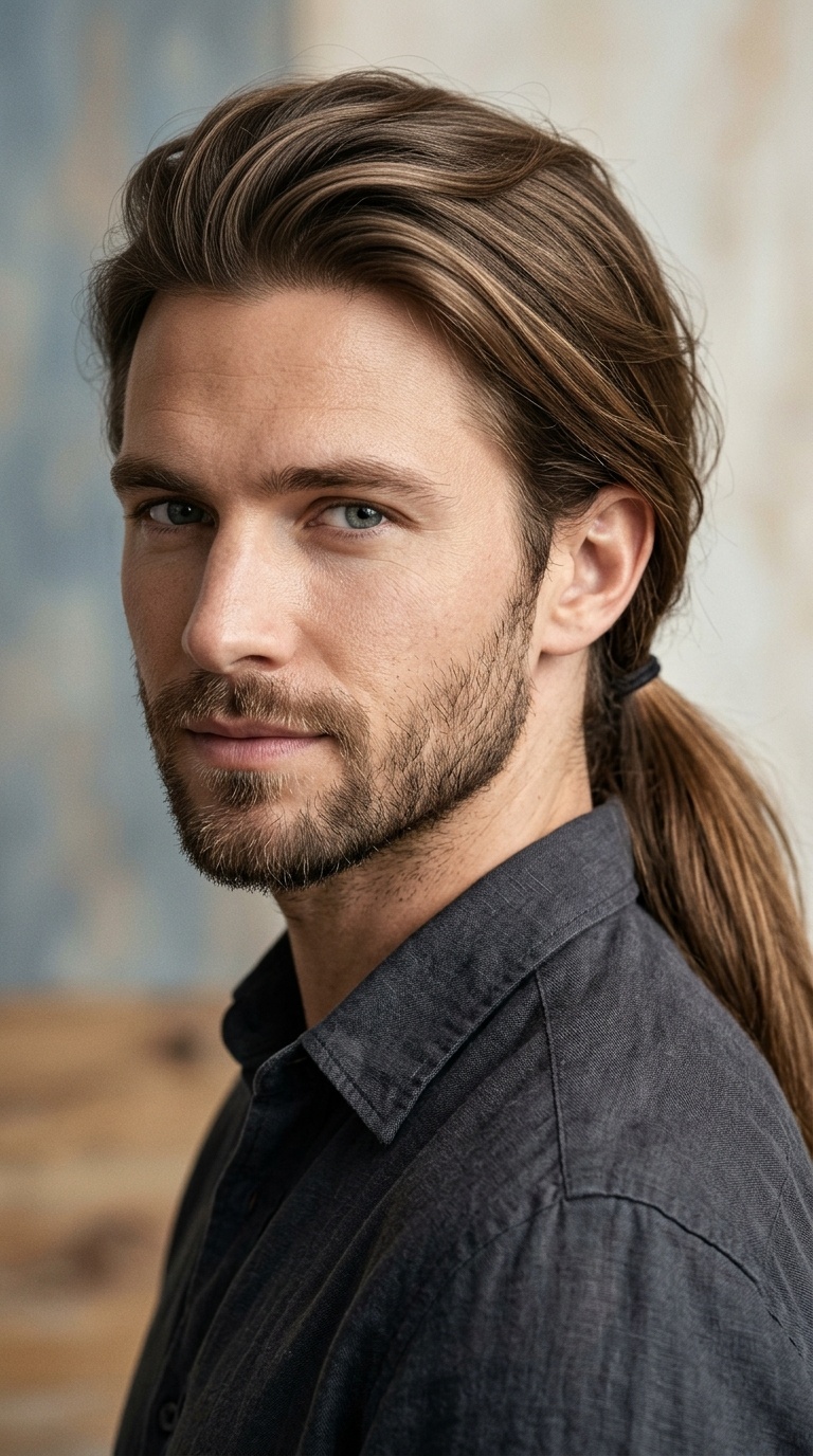 The Low Ponytail with Volume