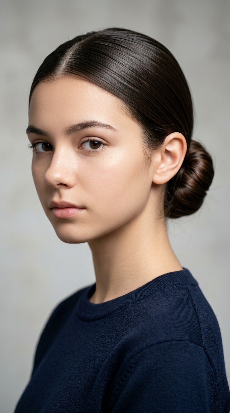 The Low Sleek Bun