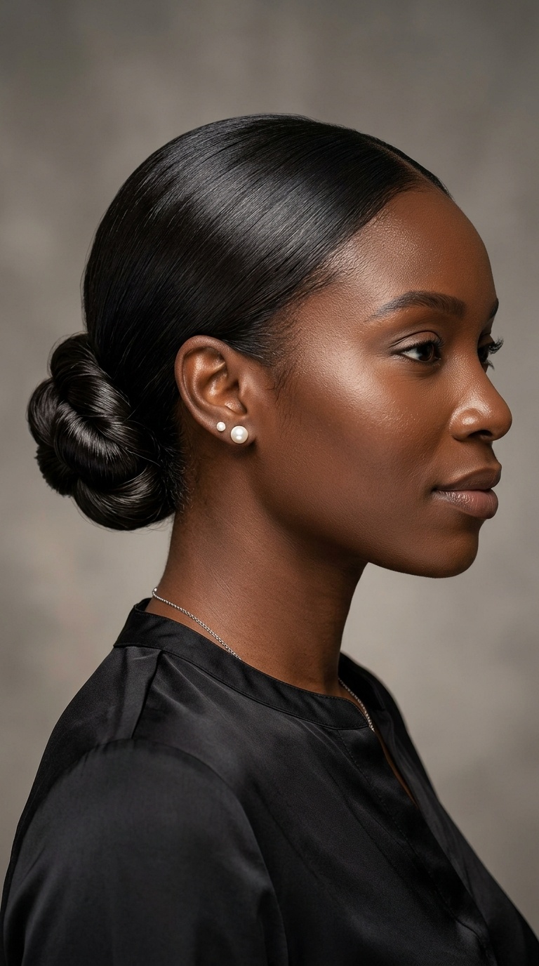 The Low Sleek Chignon